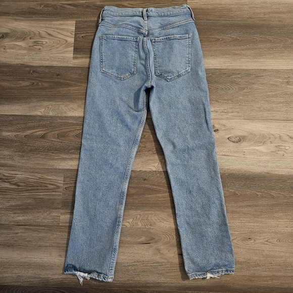 AGOLDE High-Rise Stovepipe Jeans Blue Size 25 - Picture 3 of 4